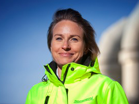 Åsa Lindelöf, säkerhetsingenjör Norrenergi